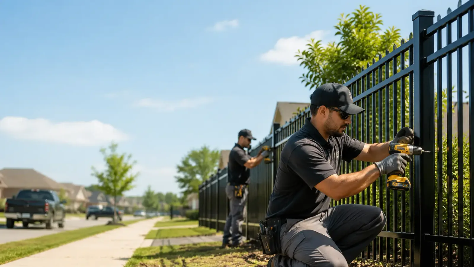 Metal Fence Installation in Hicksville, NY